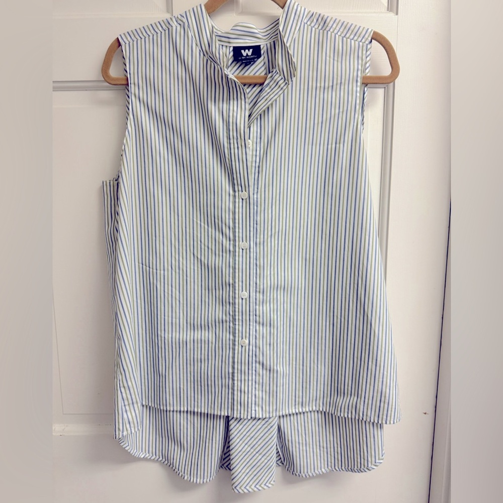 Crisp sleeveless W by Worth